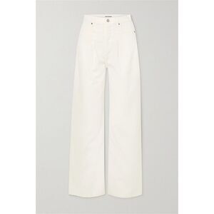 Reformation White Flare & Wide Leg Jeans